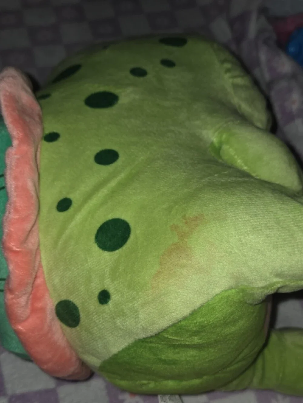 Green Plush Turtle Pet Toy - Soft Stuffed Turtle